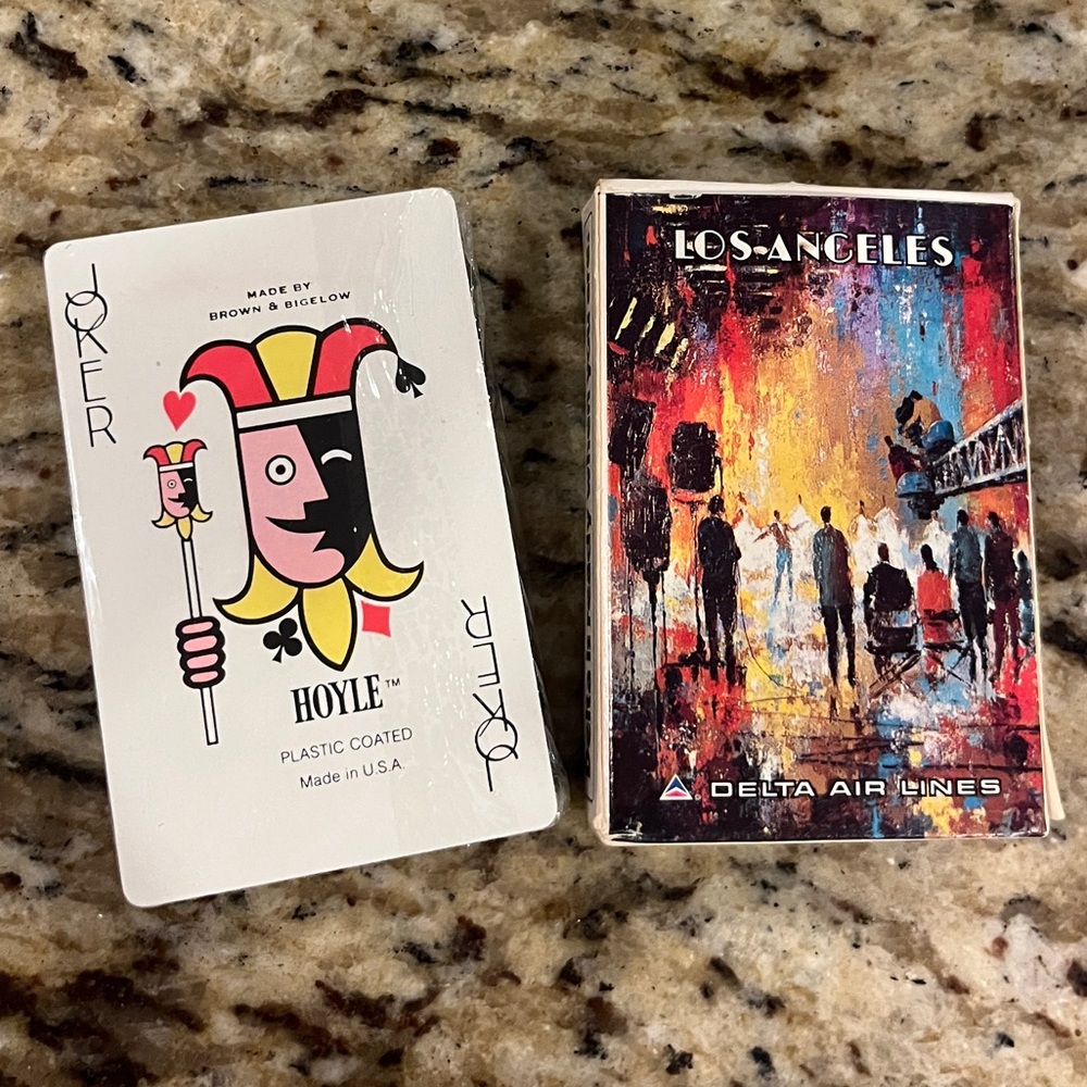 VINTAGE - Delta Los Angeles Playing Cards - still in packaging